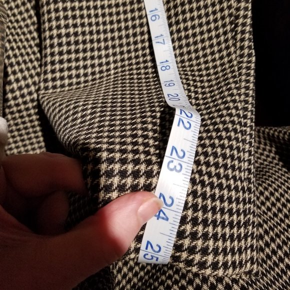 New Wool Hounds tooth Pencil Skirt Size 8 Amazing - Picture 4 of 4